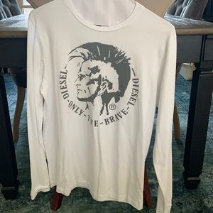 Men’s Diesel Long Sleeve T shirt in XL